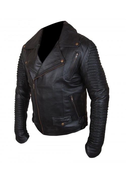Men's Fashion Ribbed Sleeve Jacket